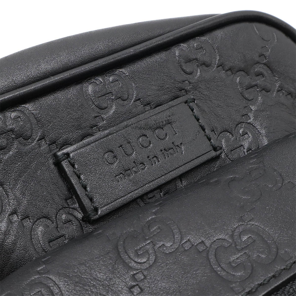 Gucci leather ssima black Crossbody - Picture 5 of 8